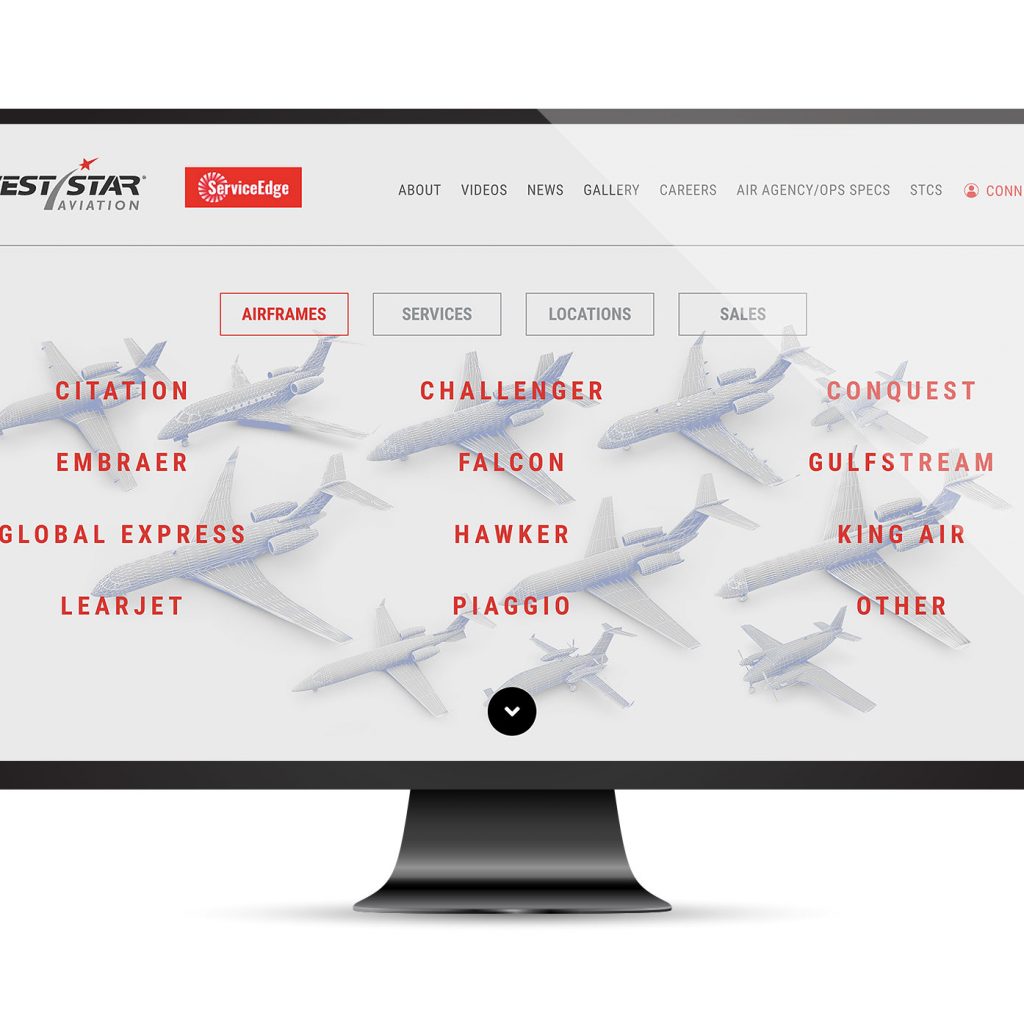 Aviation Website Design