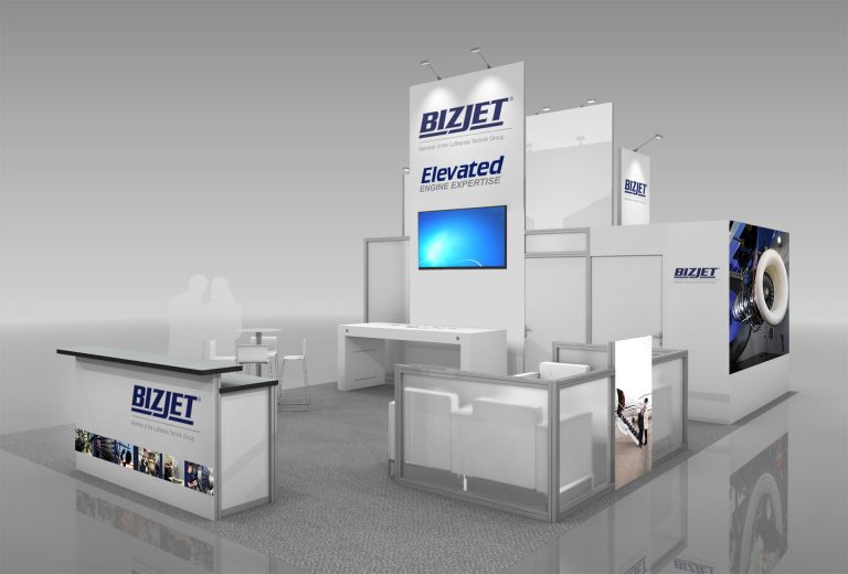 Bizjet Tradeshow Booth