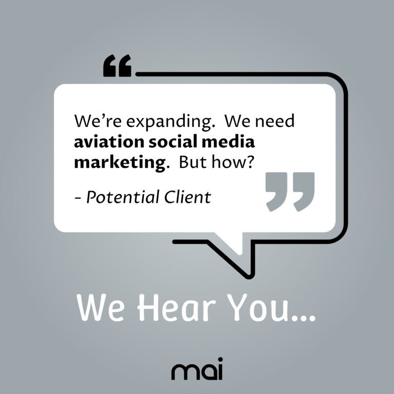 Aviation Social Media Marketing